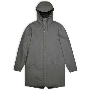 Rains NEW‎ Jacket W3 Raincoat Hooded Waterproof Grey Size X-Large